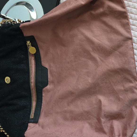 Falabella Stella McCartney fold-over tote bag Gold Chain - Picture 14 of 17